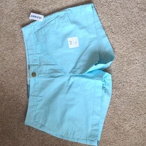 Baby blue shorts